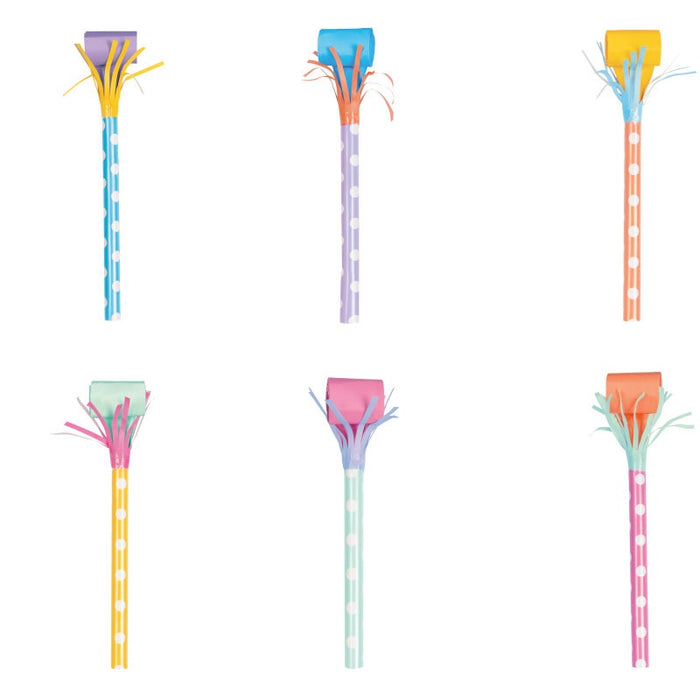 Long Stem Bright Fringe Blowouts 6 Pack