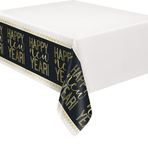 Roaring New Years Rectangular Plastic Table Cover 54" x 84"