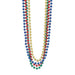 Metallic Bead Necklaces - Assorted Colours 32" 4 Pack