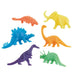Assorted Colour Plastic Dinosaur Favours Net Bag 12 Pack