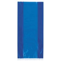 Royal Blue Cellophane Bags 30 Pack