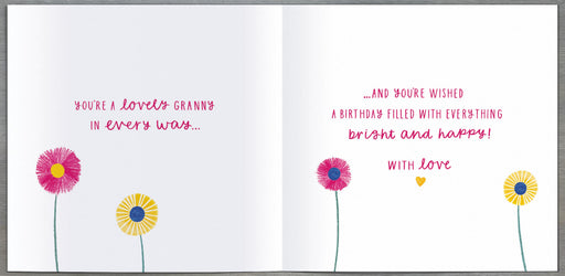Birthday Card Granny - inside
