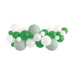 White Ivory & Green Matte Latex Balloon Arch Kit