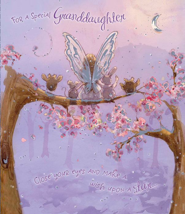 Spellbound Birthday Card for Granddaughter, Juv Design