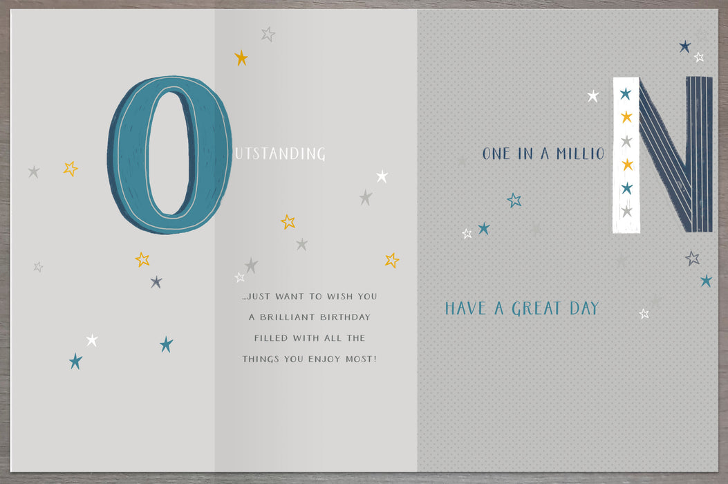 Gibson Birthday Card for Son, Conv Design