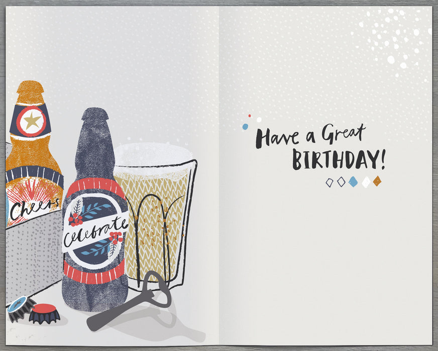 Carlton Birthday Card for Brother, Conv Design
