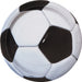 3D Soccer Round 7" Dessert Plates 8 Pack
