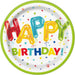 Happy Balloon Birthday Round 7" Dessert Plates 8 Pack