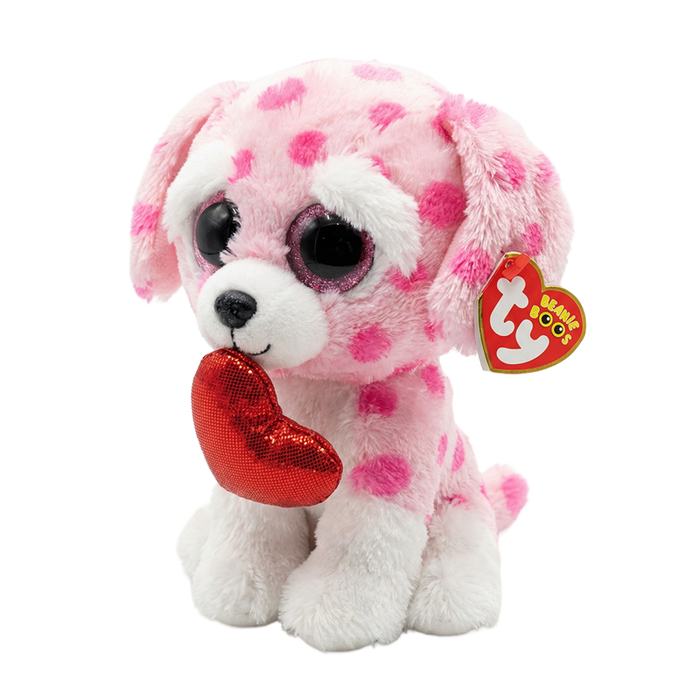 Ty Beanie Boos Regular - Rory the Dog soft toy - side