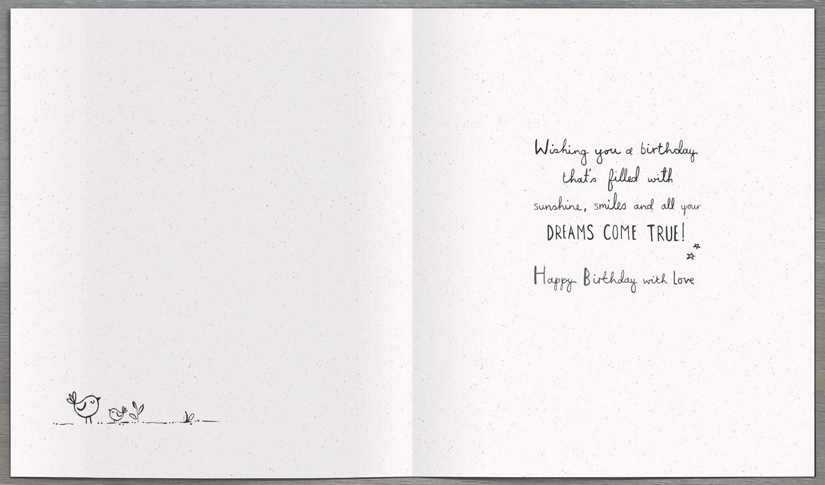 So Sweet Birthday Card for Granddaughter, Cute Design