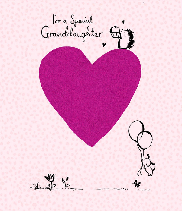 So Sweet Birthday Card for Granddaughter, Cute Design