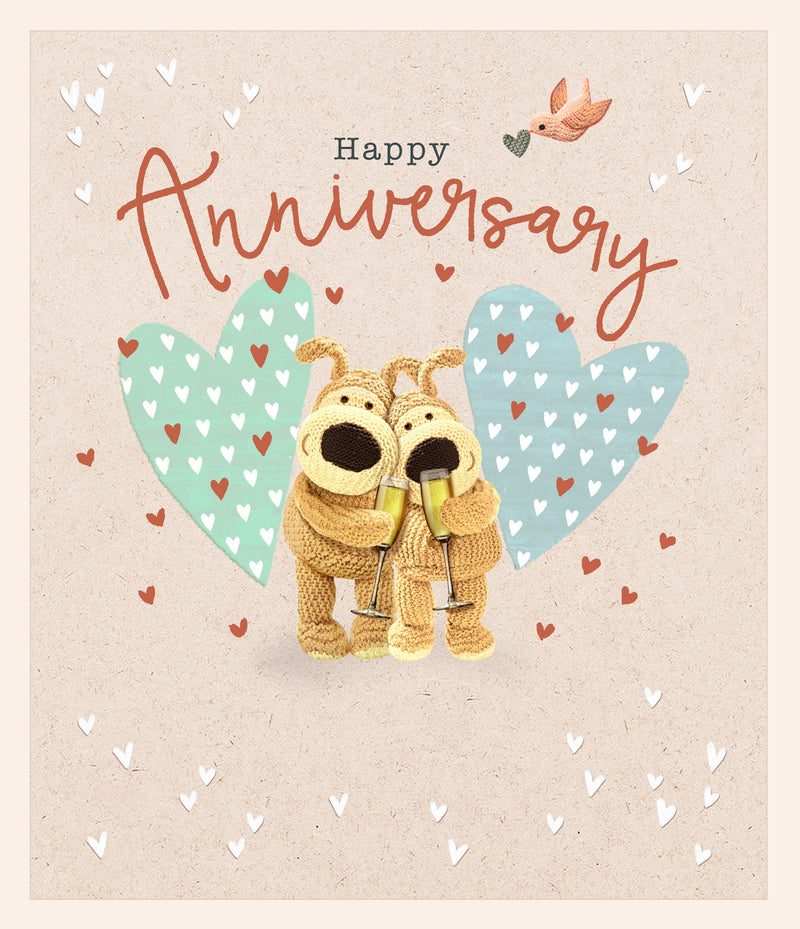 Boofle | Anniversary Open Cute | Card and Gift | With Envelope
