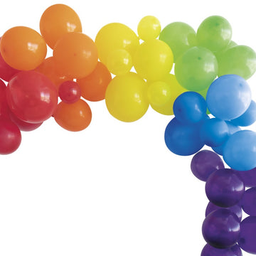 Rainbow Latex Balloon Arch Kit 40 Piece
