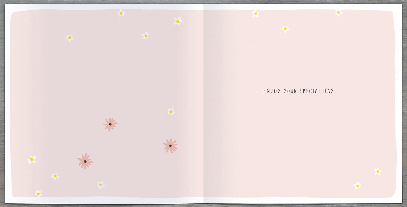 Lemon Daisy Birthday Card for Conv, Conv Design