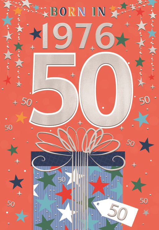 Happy 50th Birthday Card for Male – Year You Were Born 1976