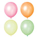 Assorted Neon Colours 12" Latex Balloons 10 Pack