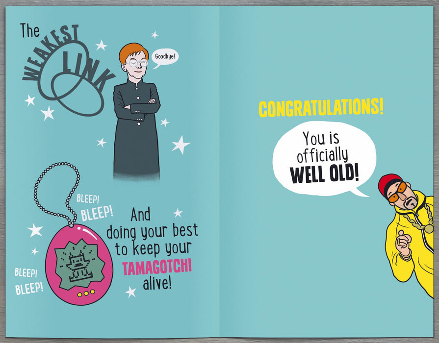 Giggles Remember When Birthday Card for 30th, Hum Design