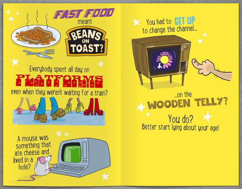 Giggles | Birthday Card 60th Hum | Happy Birthday Gifts | With Envelope