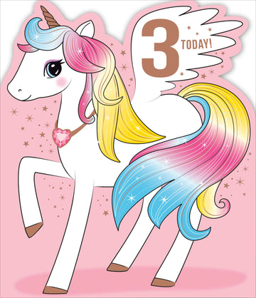 Carlton | 3rd Birthday Card | Juvenile Design | With Envelope