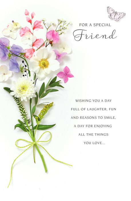 Into the Meadow Birthday Card for Friend, Conv Design