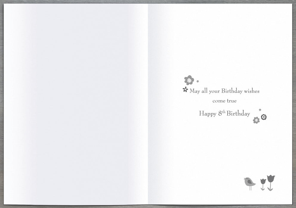 Carlton Birthday Card for 8, Juv Design