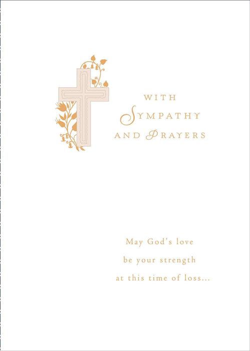 Gibson Sympathy Card for Religious, Conv Design