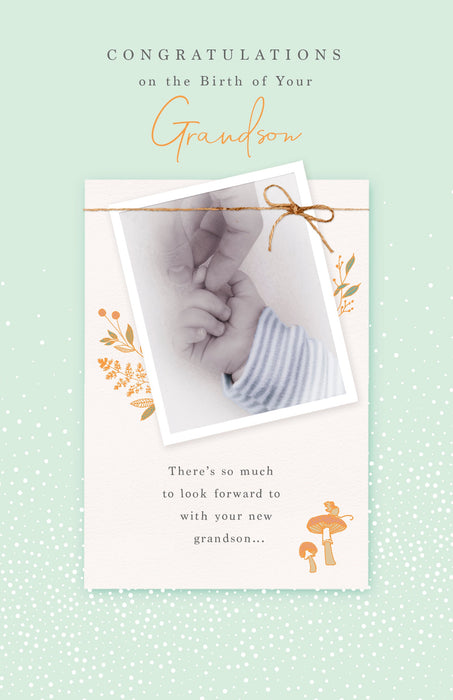 Gibson | Birth Congrats Grandson | Card & Gift | With Envelope