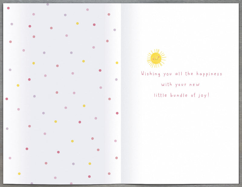 Carlton | New Baby Card | Conventional Design | With Envelope