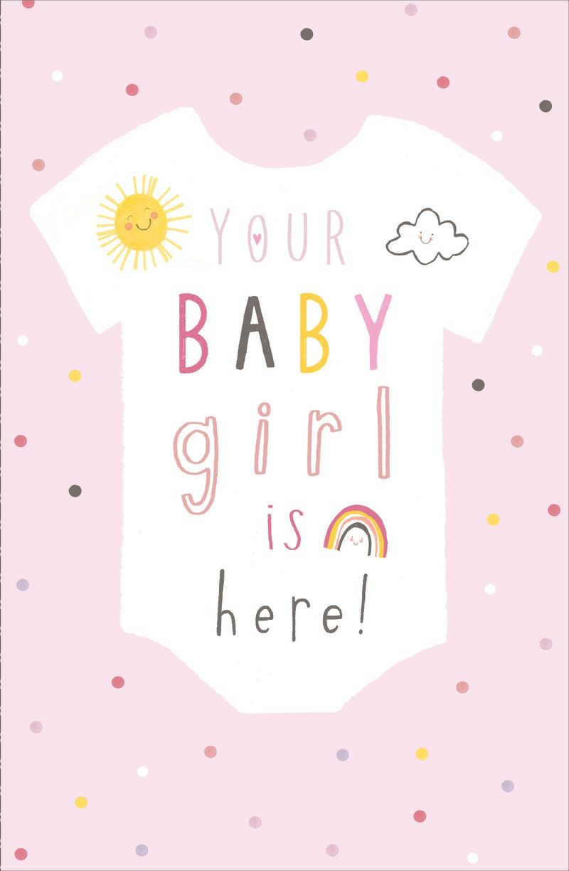 Carlton | New Baby Card | Conventional Design | With Envelope