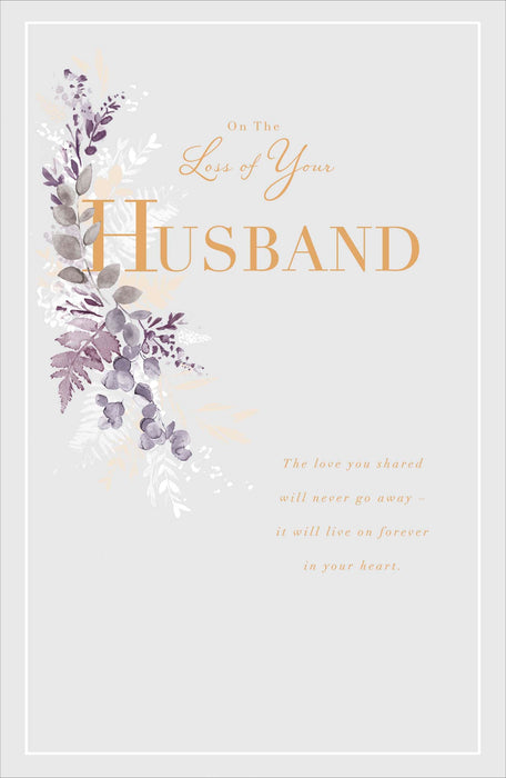 Gibson | Sympathy Loss Of Husband | Card & Gift | With Envelope
