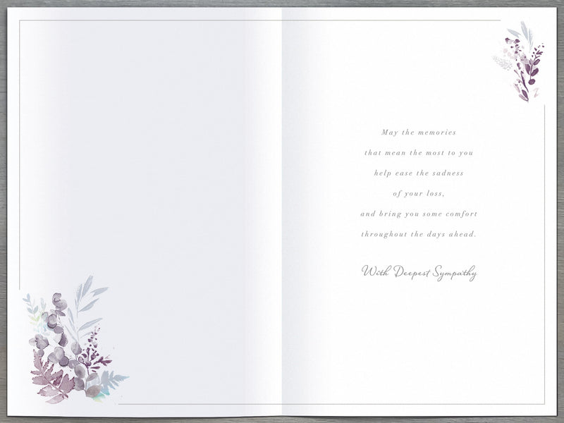 Gibson | Sympathy Loss Of Husband | Card and Gift | With Envelope
