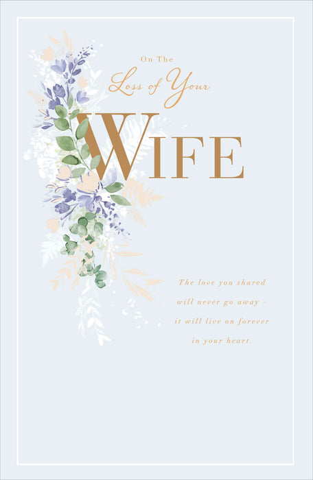 Gibson Sympathy Card for Loss, Conv Design