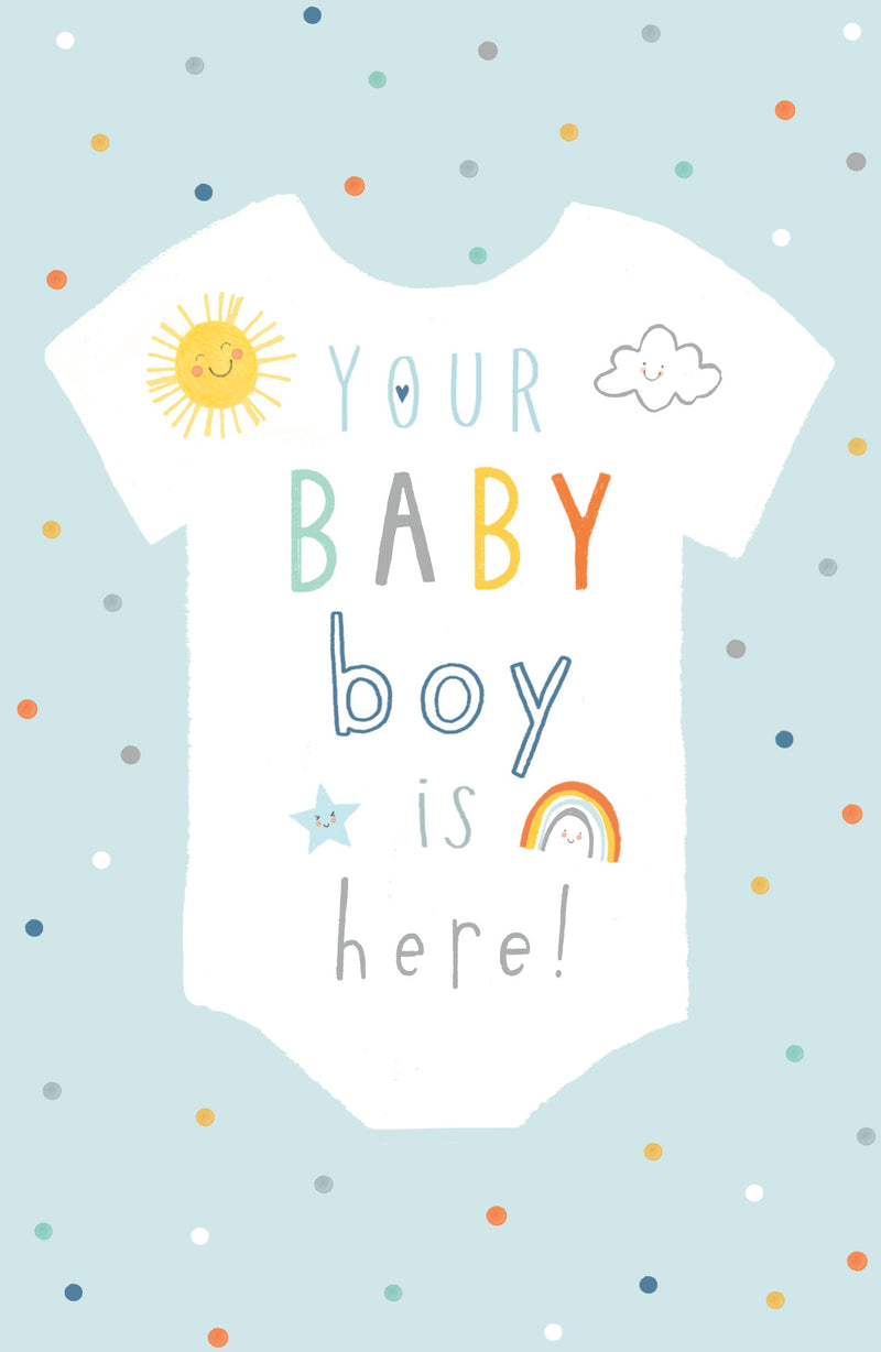 Carlton | New Baby Card | Conventional Design | With Envelope
