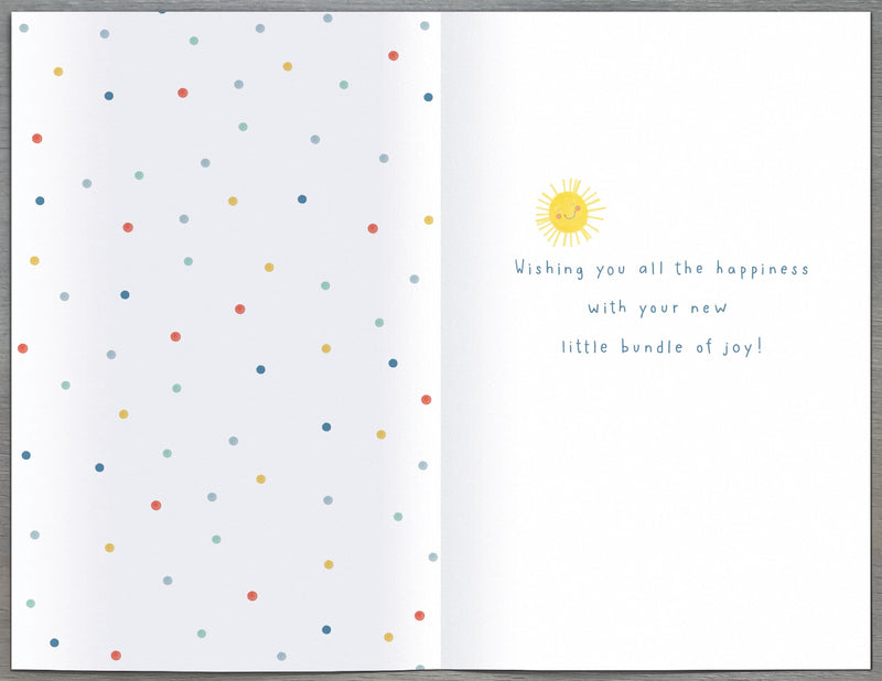 Carlton | New Baby Card | Conventional Design | With Envelope