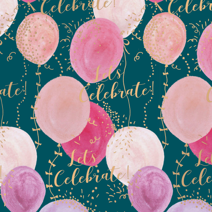 Wow Balloon Open Card for Blank, Blank Design