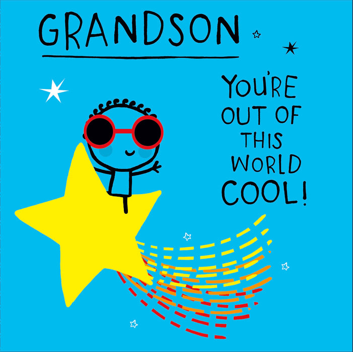Benny Birthday Card for Grandson, Cute Design