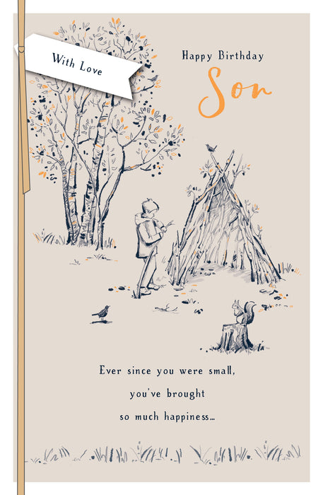 Whistle Birthday Card for Son, Conv Design