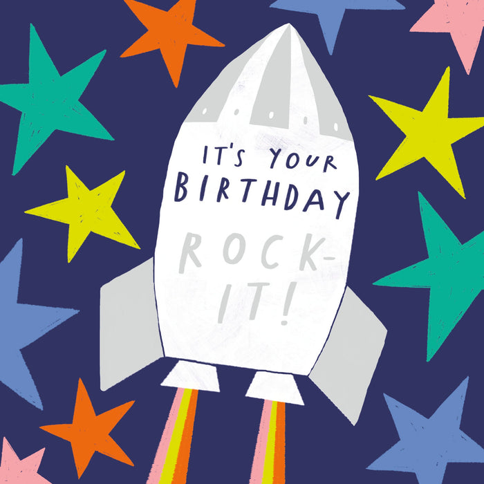 Kindred Party Poppers Male Birthday Card for Conv, Conv Design