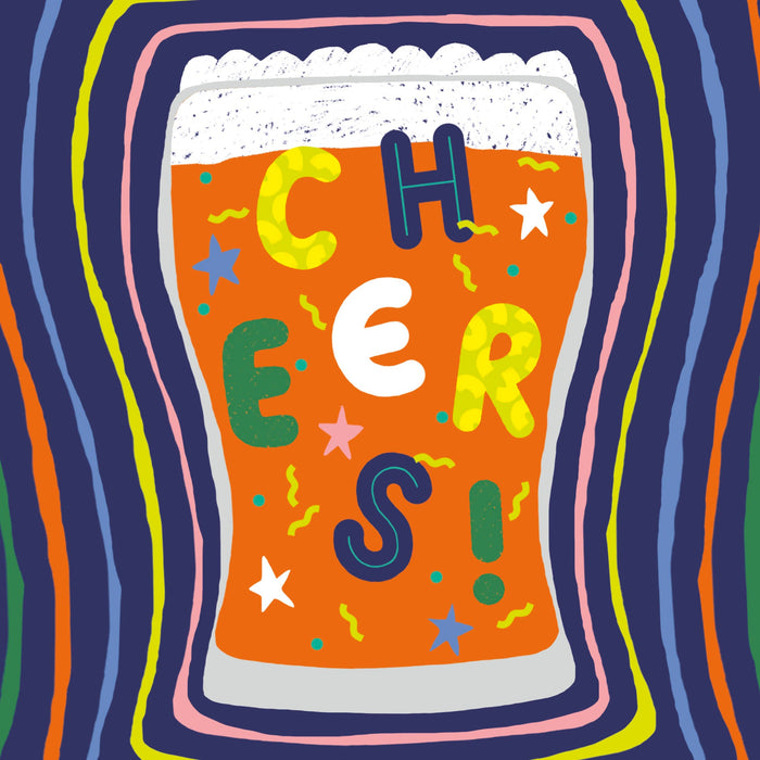 Kindred Party Poppers Male Birthday Card for Conv, Conv Design