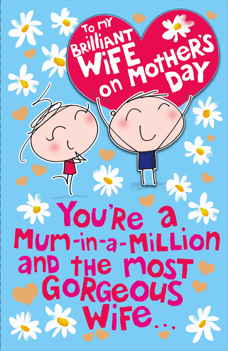 Wigwam Mother's Day Card for Wife, Cute Design, 694175