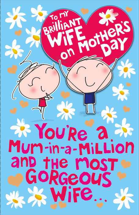 Wigwam Mother's Day Card for Wife, Cute Design, 694175