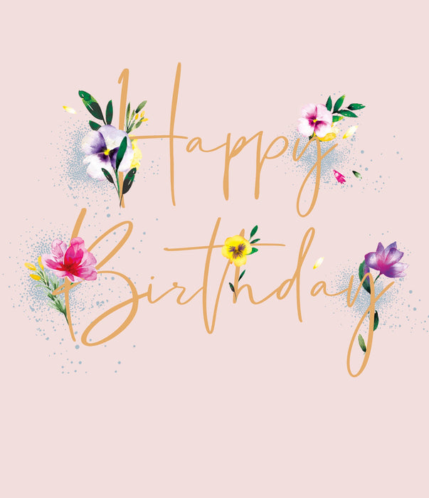 Butterfly Garden Birthday Card for Conv, Conv Design