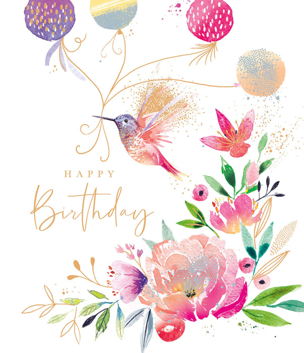 Butterfly Garden Birthday Card for Conv, Conv Design