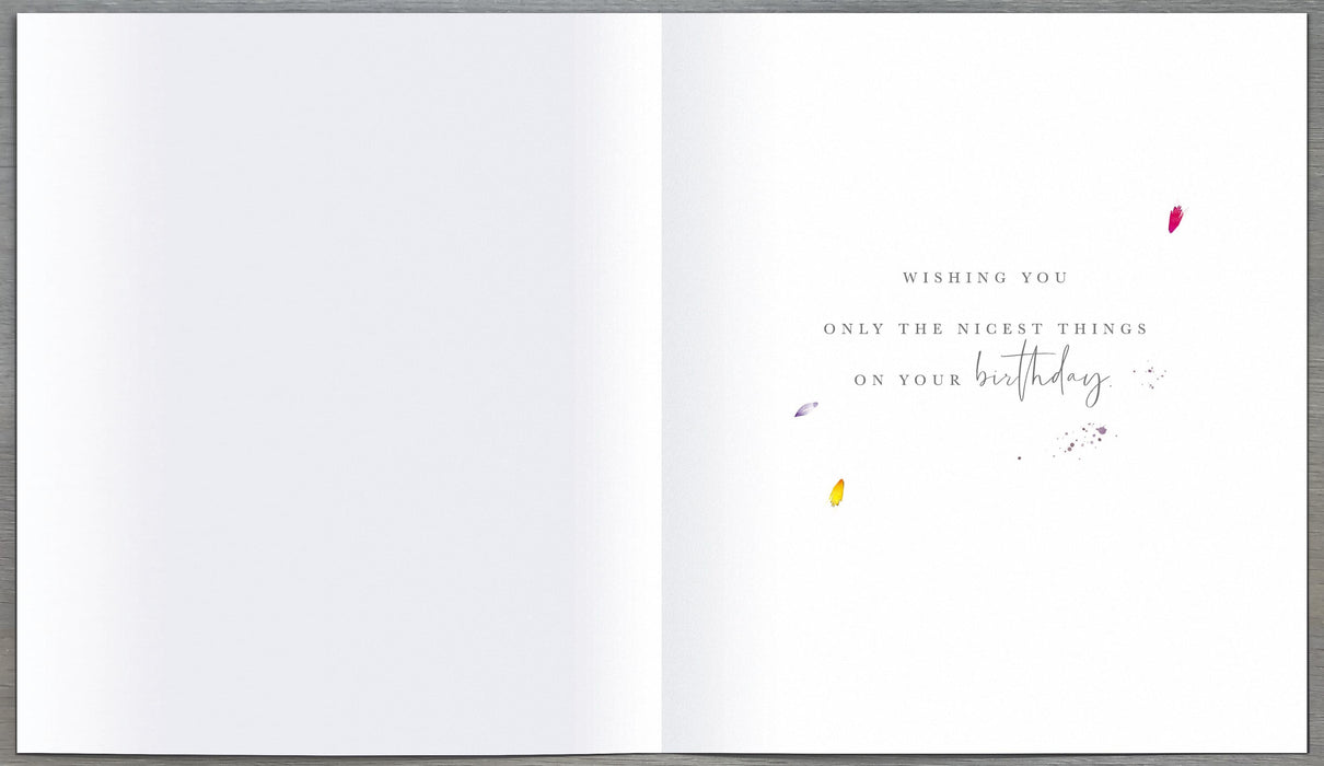 Butterfly Garden Birthday Card for Conv, Conv Design