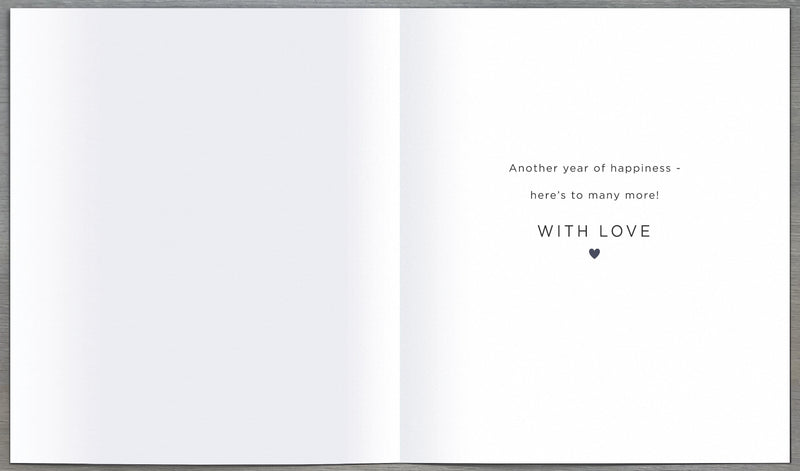 Carlton | Anniversary Card | Conventional Design | With Envelope