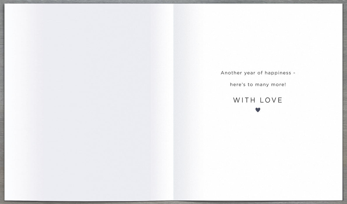 Carlton Anniversary Card for Open, Conv Design