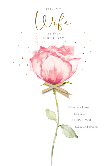 Gibson Birthday Card for Wife, Conv Design