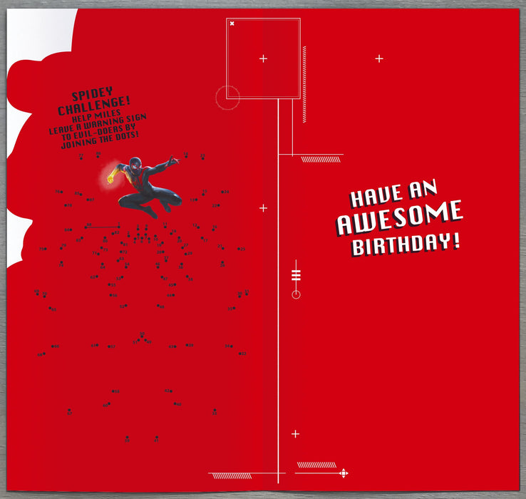 Disney Spider-Man Birthday Card for 7, Juv Design