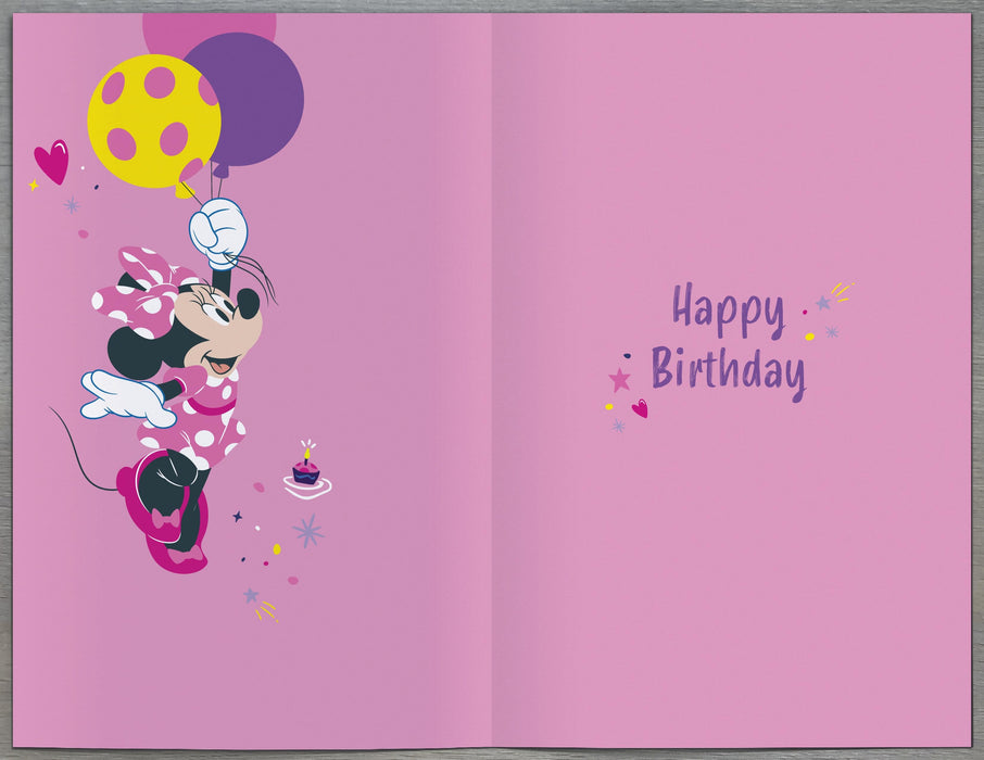 Disney Minnie Mouse Birthday Card for 2, Juv Design