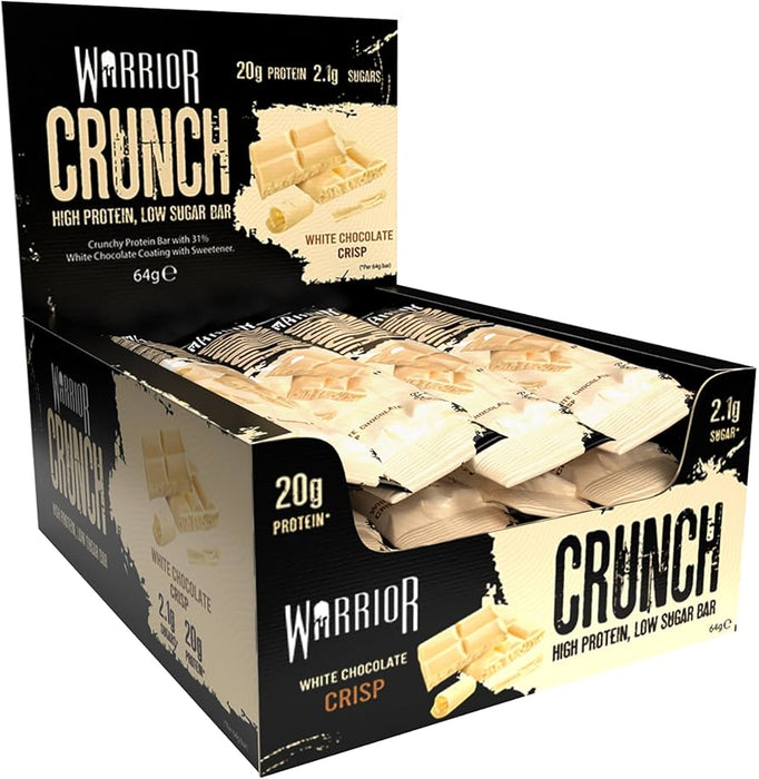 12 x Warrior Crunch Protein Bar 64g (Full Box)